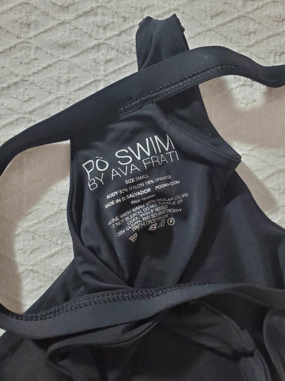 PŌ SWIM By AVA FRATI Cutout Cheeky Highwaisted Bikini Bottom - Picture 3 of 3